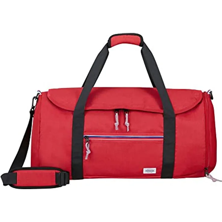 American Tourister Upbeat Reisetasche 55 cm, rot, 100% Polyester, ideale Kindersporttasche