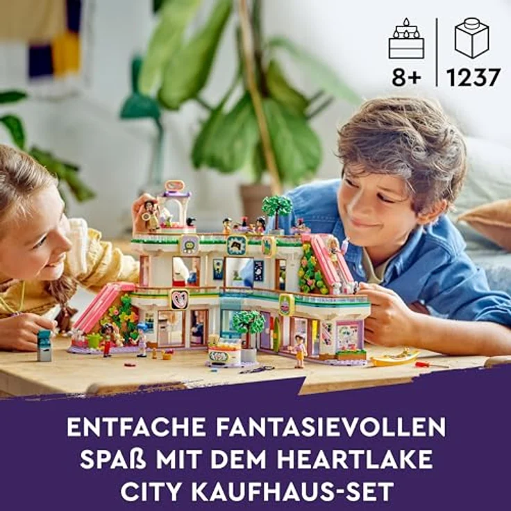 LEGO Friends Heartlake City Kaufhaus, Puppenhaus-Spielzeug für Mädchen und Jungen, Set mit Figuren, fördert die sozial-emotionale Entwicklung, Geschenk für Kinder ab 8 Jahren 42604 – Bild 2