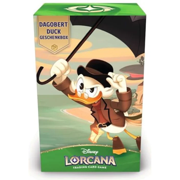 Ravensburger Disney Lorcana TCG: Geschenkbox Dagobert Duck mit Booster Packs und exklusiven Spielinhalten (Deutsch) – Bild 1