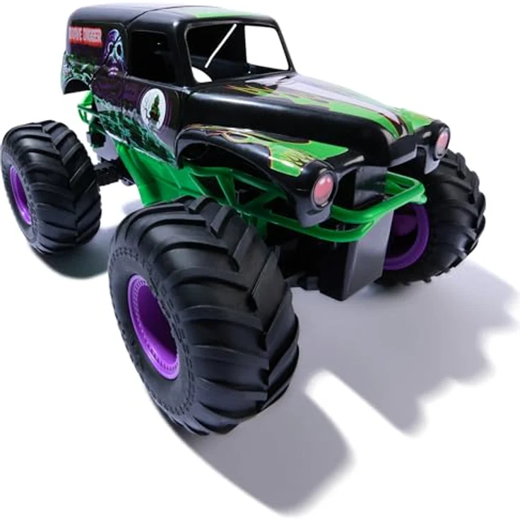 Monster Jam Smash 'n Bash Grave Digger, Ferngesteuerter Monstertruck mit Crash-Reparatur-Funktion, 2,4 GHz, Maßstab 1:15, ab 4 Jahren – Bild 3