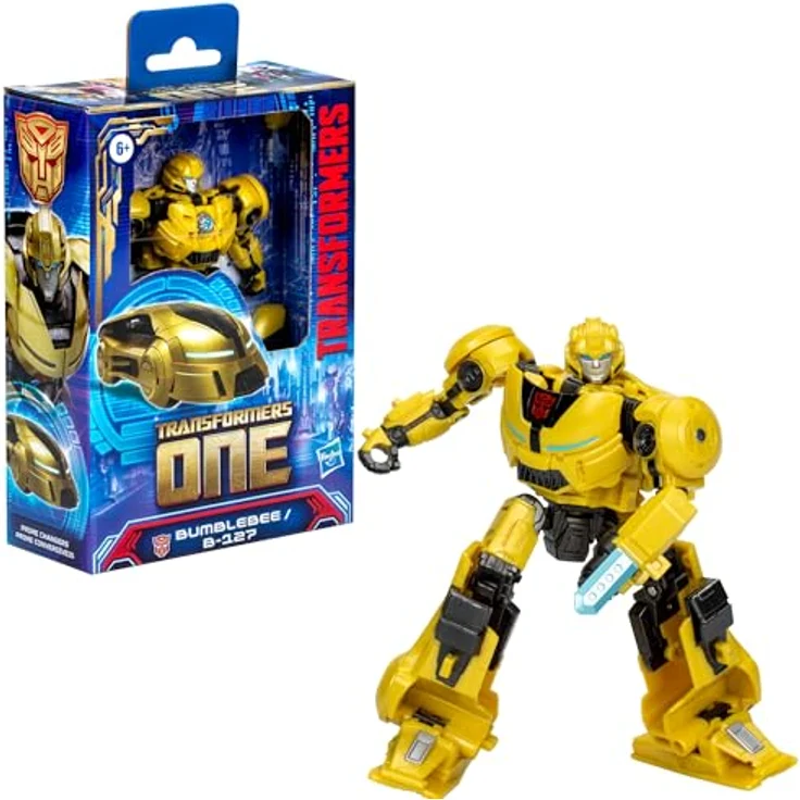 Transformers One Prime Changer Bumblebee (B-127), 12,5 cm verwandelbare Action-Figur mit Schwert und Energiekugel – Bild 1