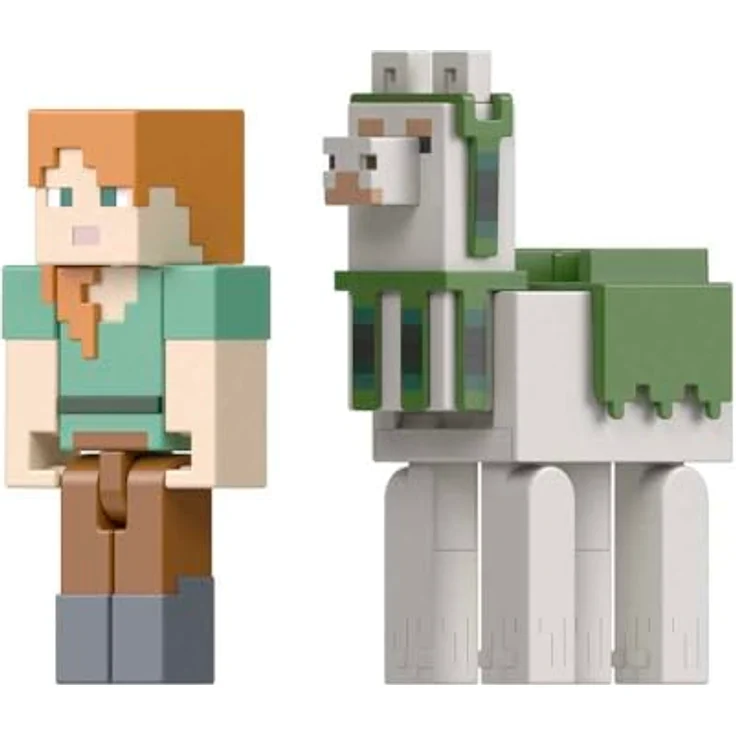 Minecraft Sammelfiguren, Sortiment mit Zufallsmodell, Mehrfarbig (Mattel HLB30) – Bild 4