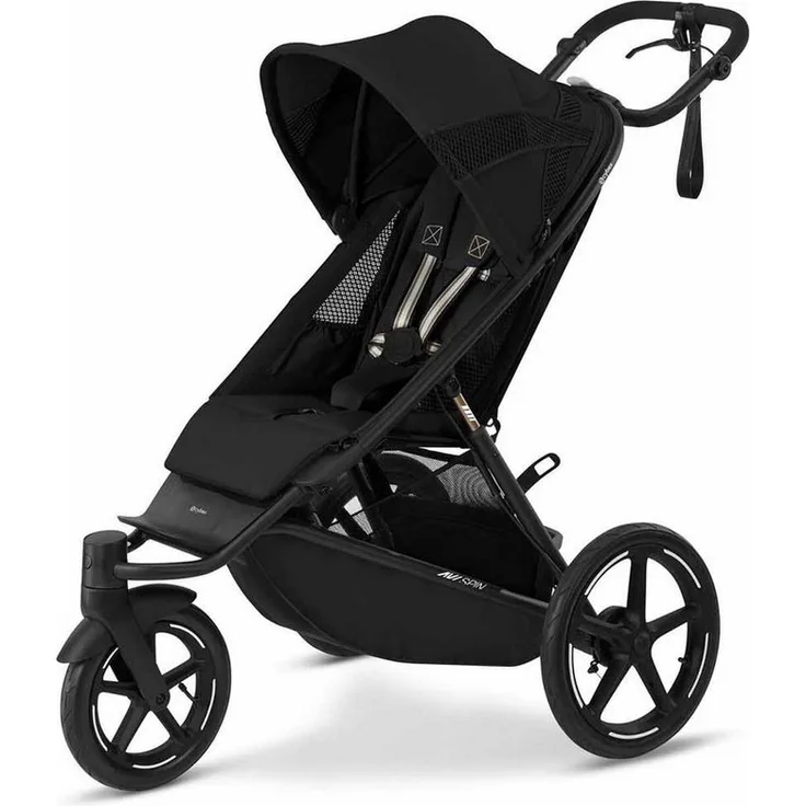 Cybex Sportbuggy Avi Spin Gold, Kinderwagen mit schwenkbarem Vorderrad und ergonomischer Liegeposition