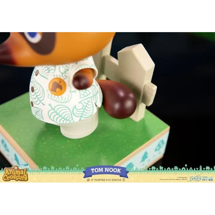 First 4 Figures Animal Crossing: New Horizons – Tom Nook Statue, handbemalte PVC-Figur, 22 cm, offizielle Sammleredition – Bild 4