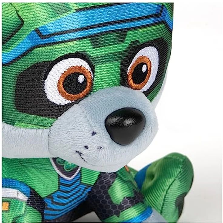 GUND PAW Patrol Der Mighty Kinofilm Rocky, 15 cm - original Plüschtier zum Kinofilm 2023, zum Nachspielen der Lieblingsszenen und treuer Begleiter, Spielzeug für Kinder ab 1 Jahr – Bild 3