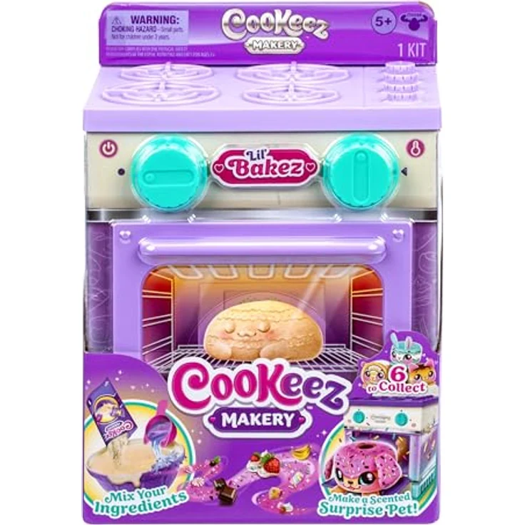 COOKEEZ MAKERY Lil’ Bakez – Backofen-Spielset „Kuschelige Kreationen“, inkl. 1 Plüschtier, Backzubehör und Rezeptbuch, für Kinder ab 5 Jahren – Bild 2