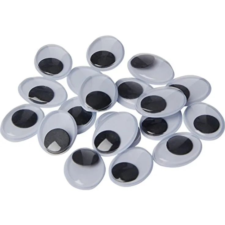 EFCO - Wackelaugen oval 20 x 15 mm 100 Stk.