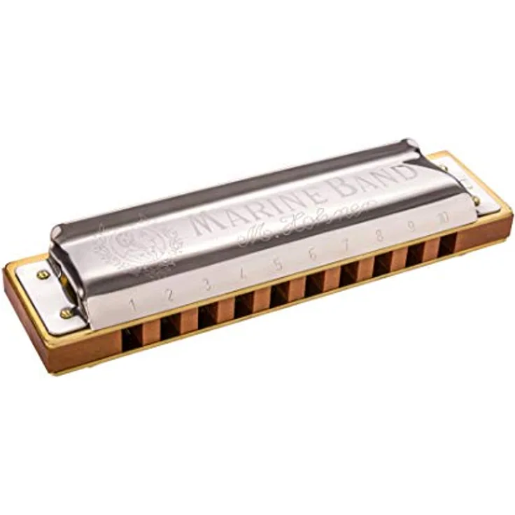 HOHNER 1896BX Marine Band Mundharmonika, Tonart B Natural Moll (1896BX-NMB)