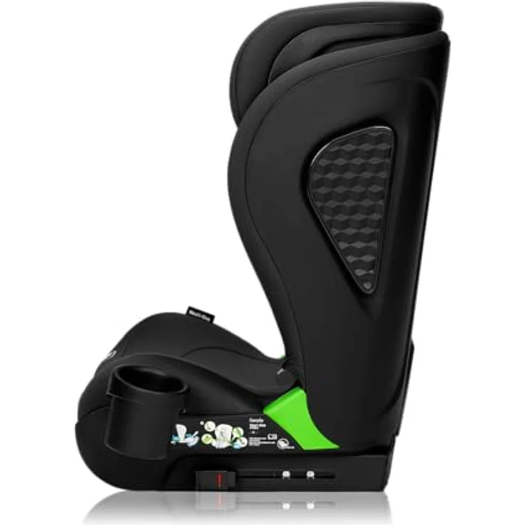 lionelo Autokindersitz NEAL I-SIZE, 4-fach neigbar, 10-fach höhenverstellbare Kopfstütze, mit Isofix-Adapter und Getränkehalter, bis 36 kg – Bild 4