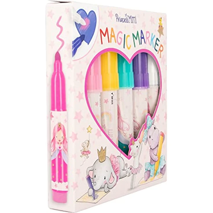 Depesche Princess Mimi Filzstifte, Magische 6er Packung mit bunten Farben – Bild 2