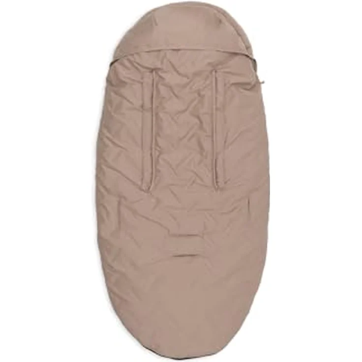 Jollein Fußsack, wasserabweisend mit kuscheligem Teddyfleece, 92 cm, grau – Bild 3