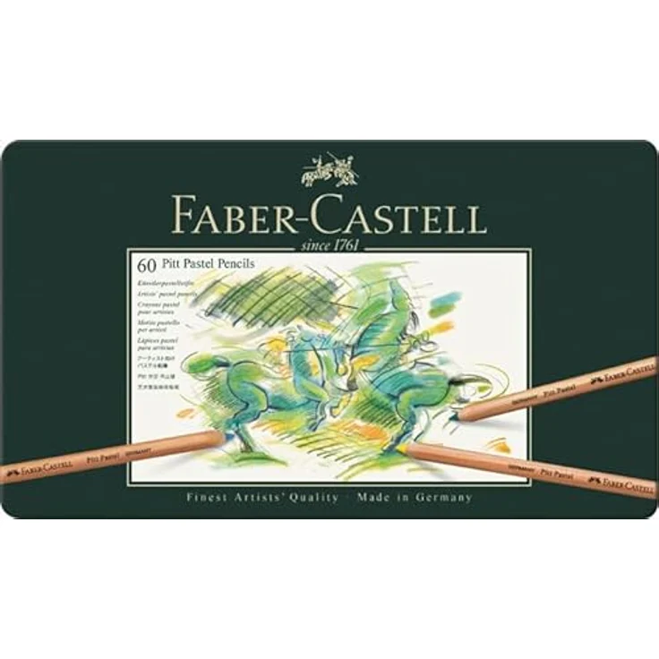 Faber-Castell 112160 - Farbstift Pitt Pastell, 60er Metalletui – Bild 2