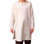 Burgschneider Kinderuntertunika Leifsson - Natur (152, Unisex, Baumwolle) Historisch - Early Medieval, Viking