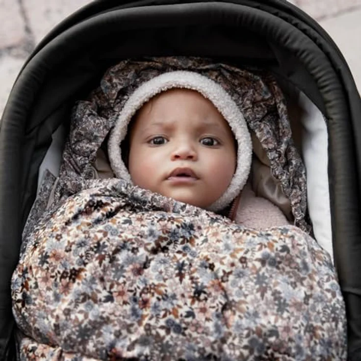 Elodie Details Universelle Fußsack für Kinderwagen - Blue Garden – Bild 2