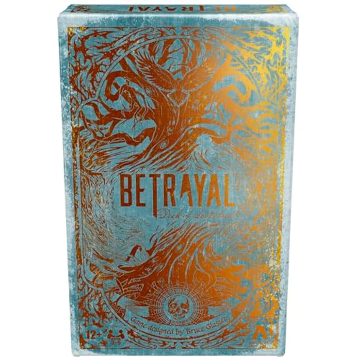 Avalon Hill Verrayal Deck of Lost Souls Kartenspiel, Tarot-inspiriertes Geheimrollen-Spiel, ab 12 Jahren, 3 bis 5 Spieler, 20 Minuten Durchschn. Kooperative Strategiespiele, Horror-Themen-Geschichte, Premium Tarot-Karten – Bild 1