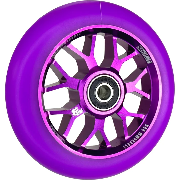 Fantic26 Spy7 Stunt-Scooter Rolle 110mm Abec11 Lila/ Pu Lila