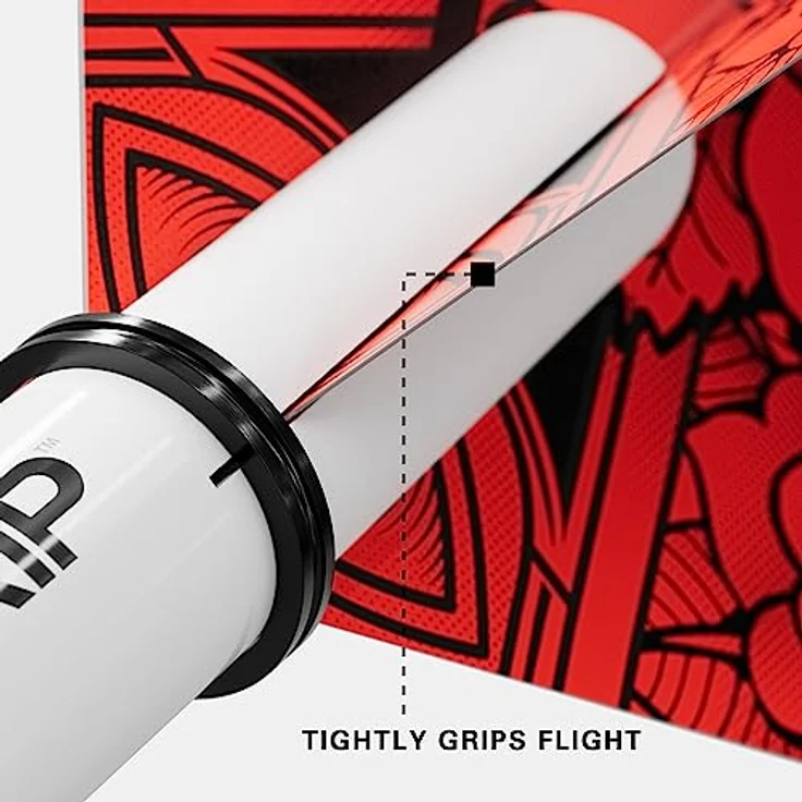 Target Darts Pro Grip Dartschäfte Kurt, 3 x Sätze in Weiß, 9 Dartschäfte insgesamt, maximale Fluggriffigkeit und Flexibilität – Bild 3
