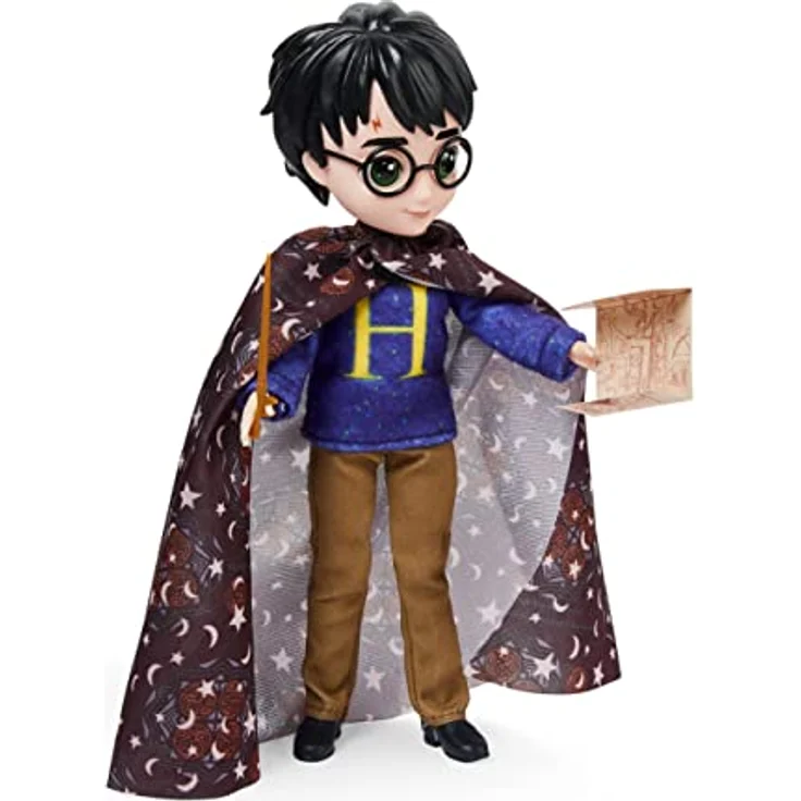 Wizarding World Harry Potter Geschenkset mit 20 3cm großer Harry Potter-Puppe mit Tarnumhang und 5 Puppen-Zubehörteilen Spielzeug für Kinder – Bild 2