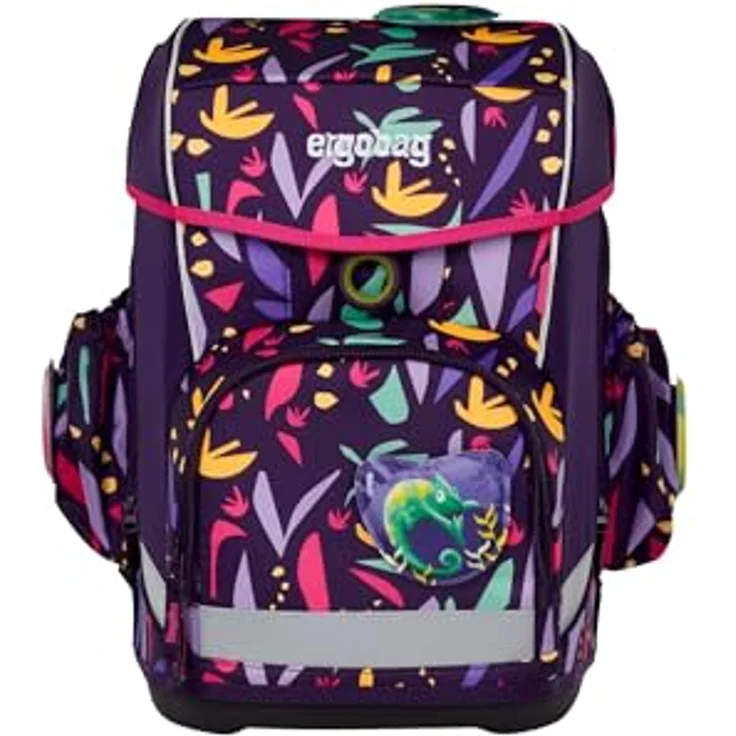 ergobag cubo light Set ergonomischer Schulrucksack, extra leicht, Set 5-teilig, 780 g, grün – Bild 2