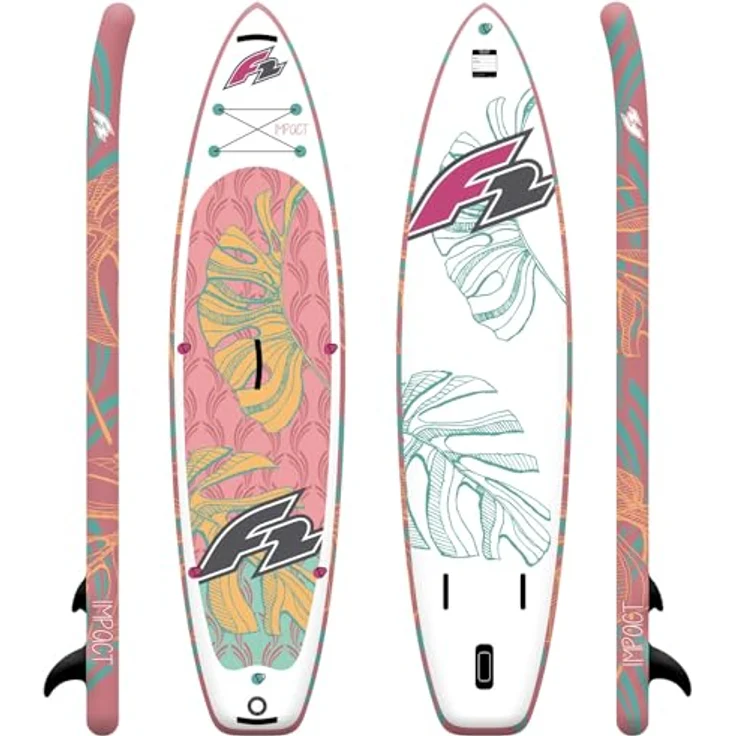 F2 Damen SUP Stand Up Paddle Board Impact Limited Edition, aufblasbar, 11'2'', rosa, inkl. Zubehör 2024 – Bild 2