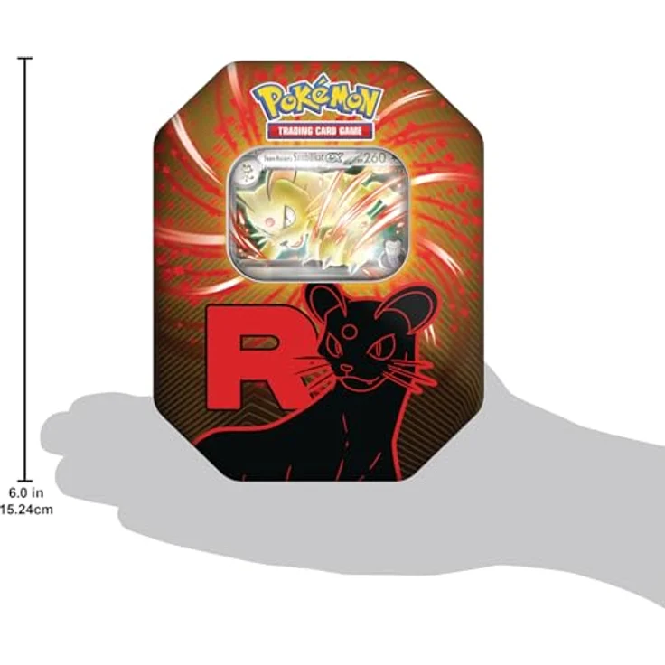 Pokémon Tin-Box Team Rocket – Snobilikat-ex, inklusive 1 holografischer Promokarte & 4 Boosterpacks – Bild 4