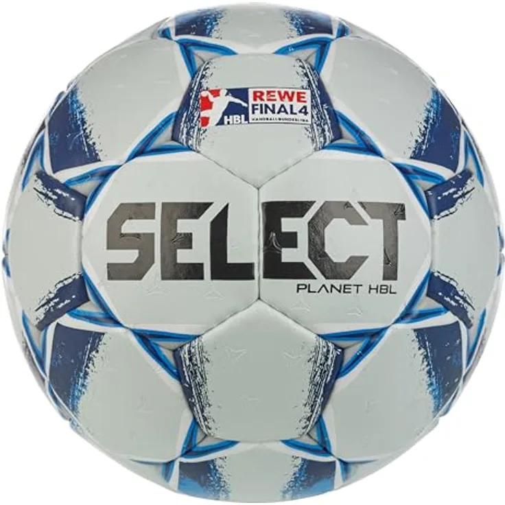 Select Handball Planet HBL, handgenähter offizieller Spielball der Handball-Bundesliga, für Spiel mit und ohne Harz
