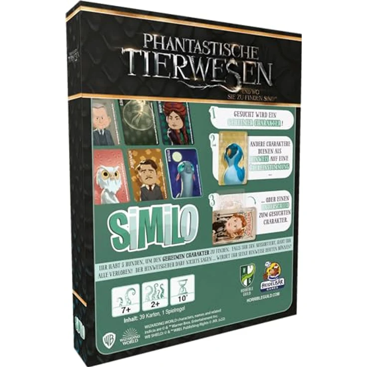 Similo: Phantastische Tierwesen - Horrible Guild - Kartenspiel - für 2-8 Spieler - ab 7 Jahren - Deutsch – Bild 4