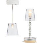 Lundby Puppenhausmöbel Puppenhauszubehör, 2-teiliges Set mit dekorativer Beleuchtung aus natürlichen Materialien, für Kinder ab 4 Jahren