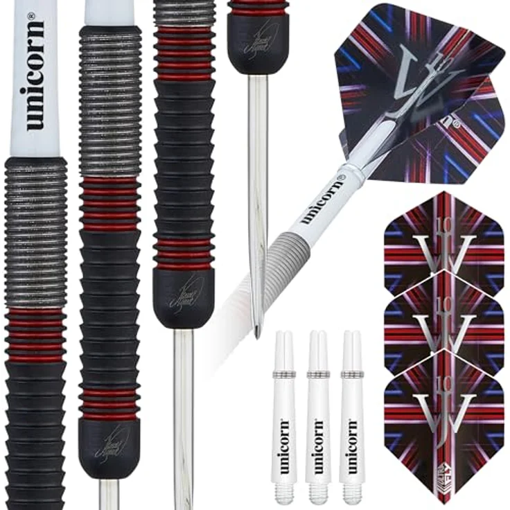 Unicorn James 'die Maschine' Wade Dartpfeile Set, Effektives Design und langlebig, 20 g – Bild 1