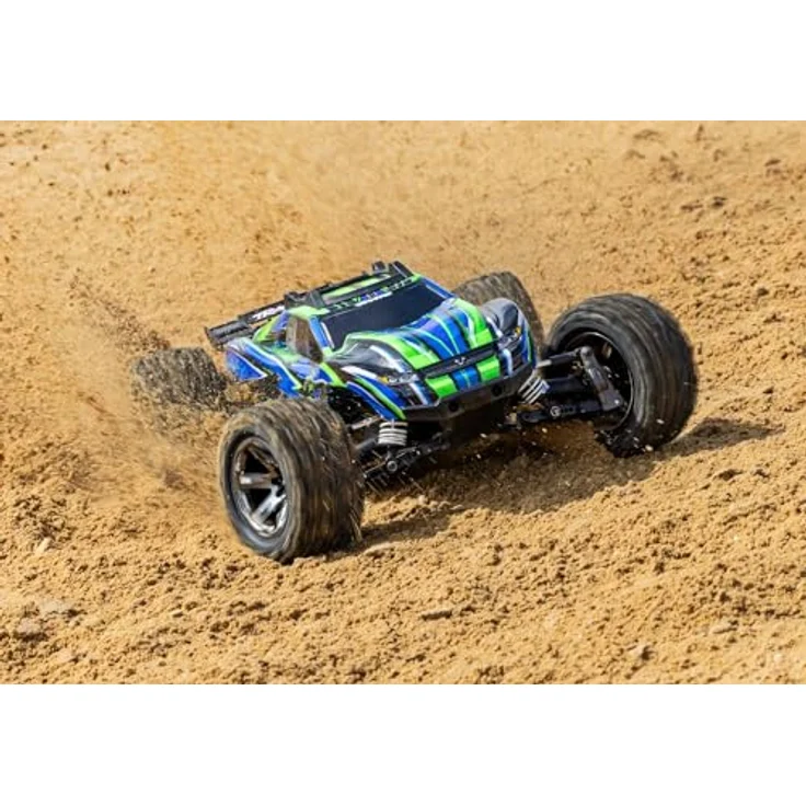 Traxxas Rustler 4X4 VXL Brushless, ferngesteuertes Auto mit Extreme Heavy Duty Upgrade Kit – Bild 4
