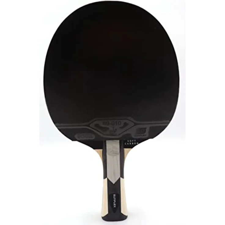 Sunflex Supreme Soft Carbon, Tischtennisschläger für Wettbewerb, ITTF-zertifiziert mit Ergo Grip und 2,2 mm Schaum – Bild 3