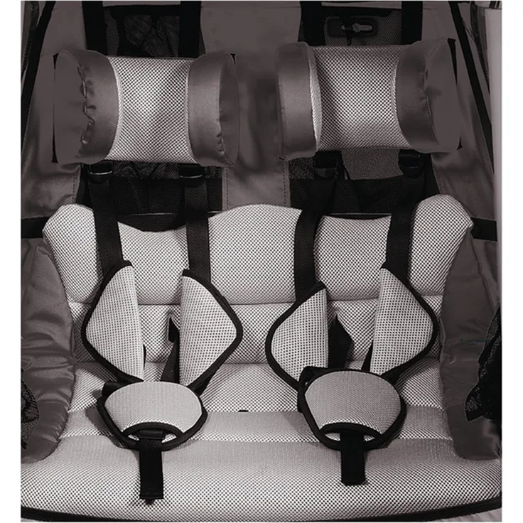 XLC Sitzsystem deluxe 20", Fahrradanhänger in grau/beige/anthrazit