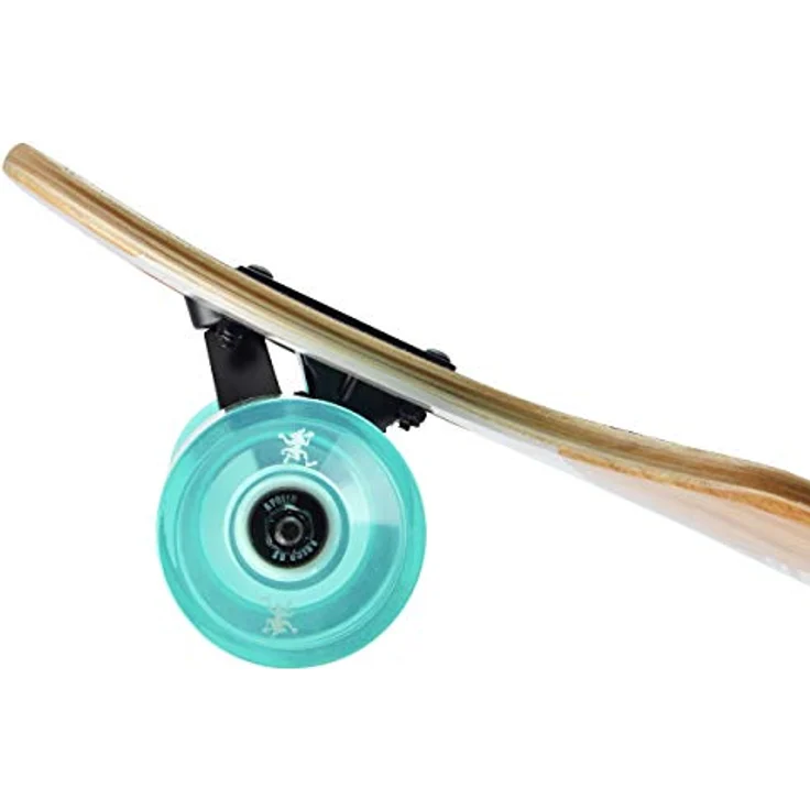 Apollo Longboard Nauro - TwinTip Drop-Through Bamboo Komplettboard – Bild 2