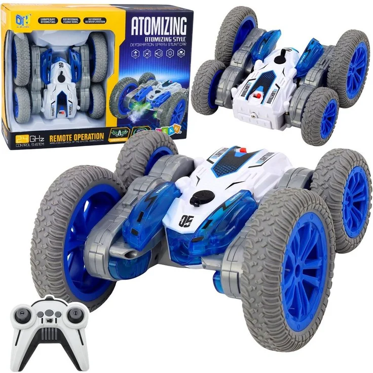 Wisam Ferngesteuertes Stuntauto mit RC-Lichtern, Raucheffekten, Driftfunktion und 360°-Drehungen