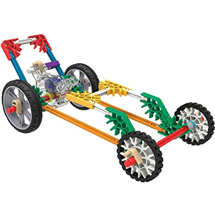 K'Nex MINT-Forschung Fahrzeug-Baukasten, Basic Fun, 131-teiliges Lernset mit 7 funktionierenden Fahrzeugen, für Kinder ab 8 Jahren – Bild 4