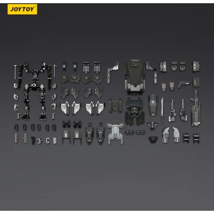 JOYTOY Dark Source Actionfigur APOC Series Razor Stealth/Night Ops Mech, 17 cm, hochdetailliert und vollständig beweglich mit austauschbaren Händen und Waffenzubehör – Bild 3