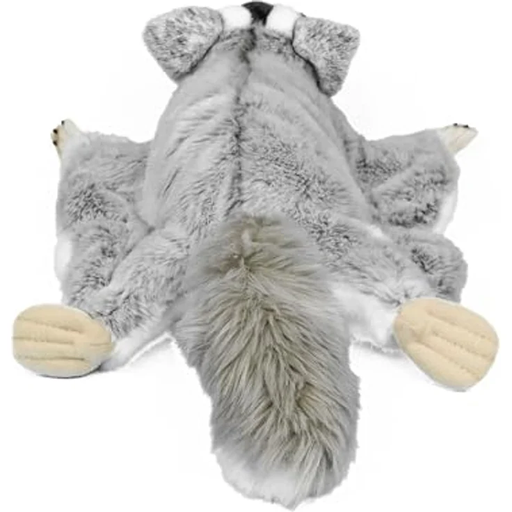 Teddys Rothenburg Kuscheltier Flughörnchen grau/weiß/schwarz 30 cm Plüschtier mit kuschelweichem Plüsch – Bild 4