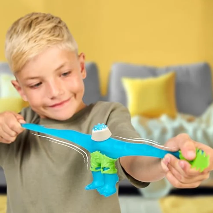 Heroes of Goo Jit Zu Meteor Madness Thrash-Actionfigur, dehnbar, mit einzigartiger Schleimfüllung und Meteorschwert, bis auf das Dreifache dehnbar – Bild 4