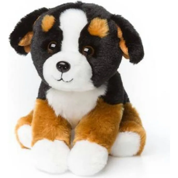 Anna Club Plüsch Kuscheltier Plüschtier - Sennenhund Hund (15cm) - Lebensecht, sitzend, 15cm - Braun