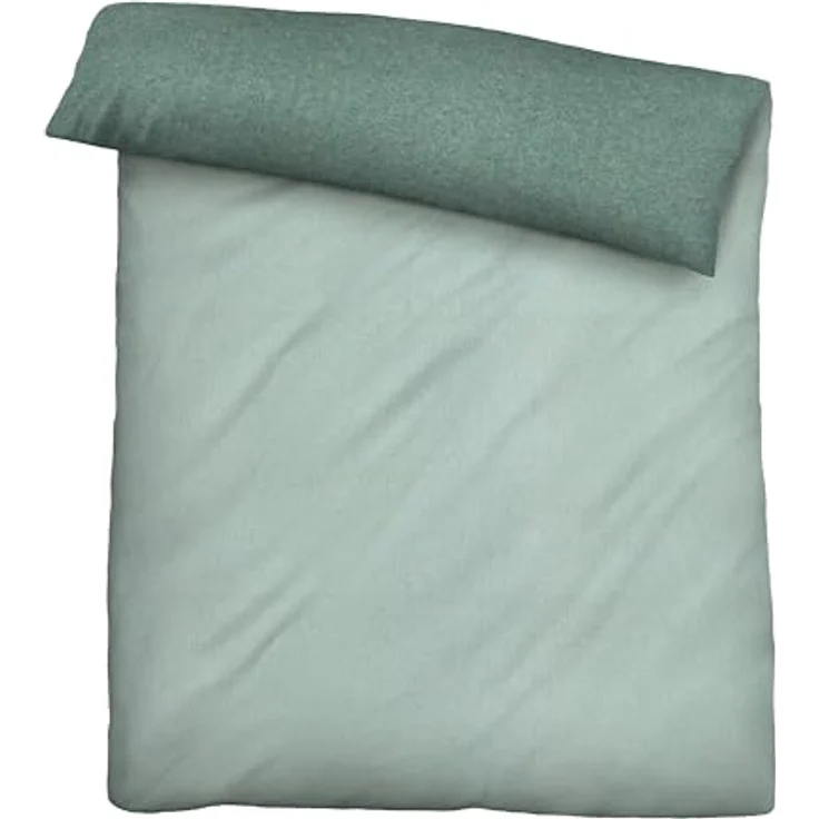 biberna 0840500 Melange-Flanell Bettwäsche – Bild 2