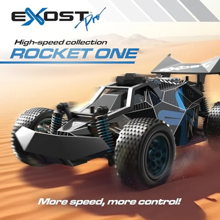 Silverlit Rocket One, 2.4 GHz, ferngesteuertes Auto mit 25 km/h Höchstgeschwindigkeit, digitaler Proportionalsteuerung und Vollfederung – Bild 3
