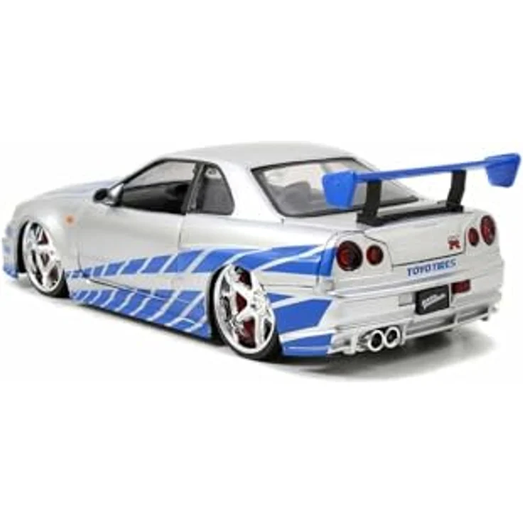 Jazwares - 97158 - Metals Diecast - Fast and Furious, Brian O'Conner's Nissan Skyline GT-R, Maßstab 1:24 – Bild 4
