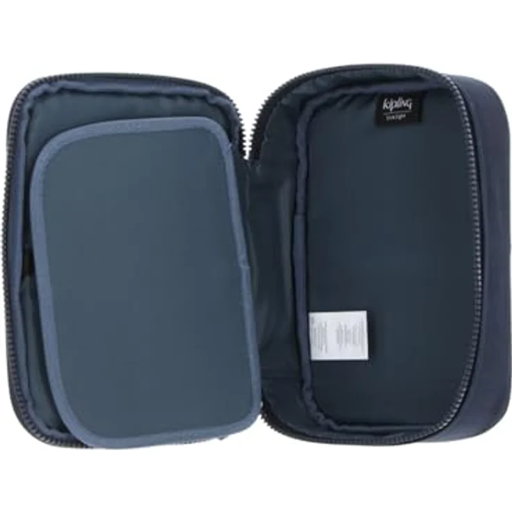 Kipling 100 PENS Großes Federetui, Beutel für bis zu 100 Stifte, wasserabweisend, True Blue Tonal (Blau) – Bild 3