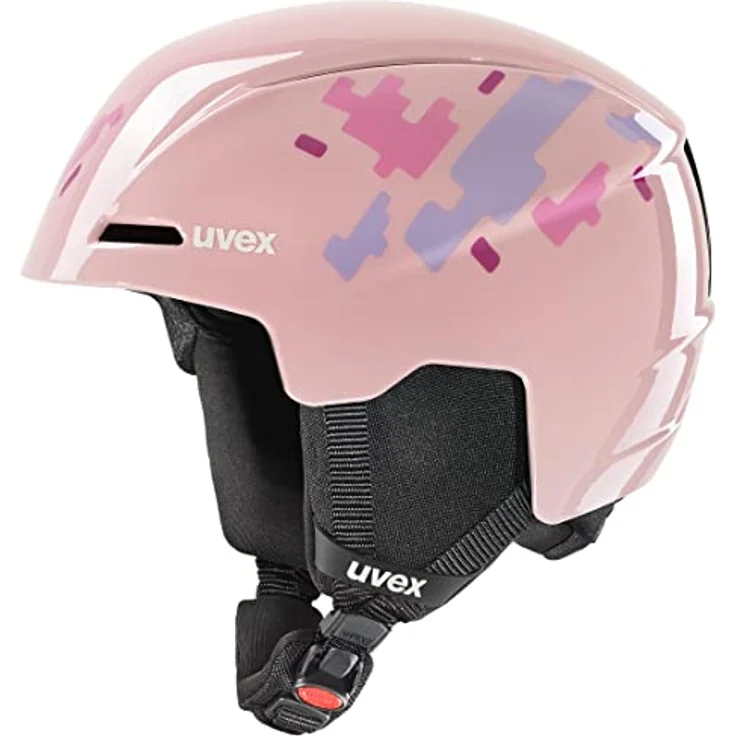 uvex Unisex Kinder, viti Skihelm, pink Puzzle, 51-55 cm – Bild 1
