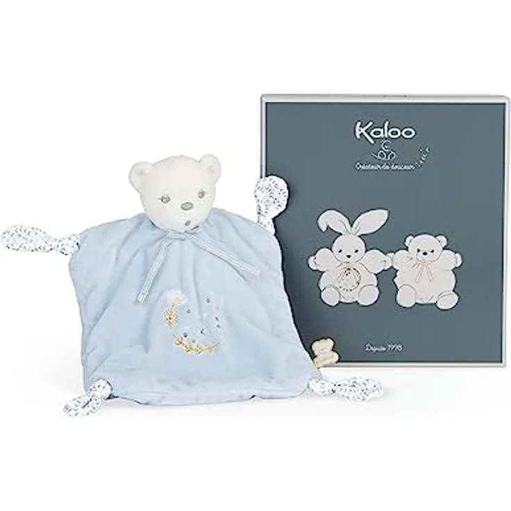 Perle - Teddybär 4 Knoten blau - 20cm