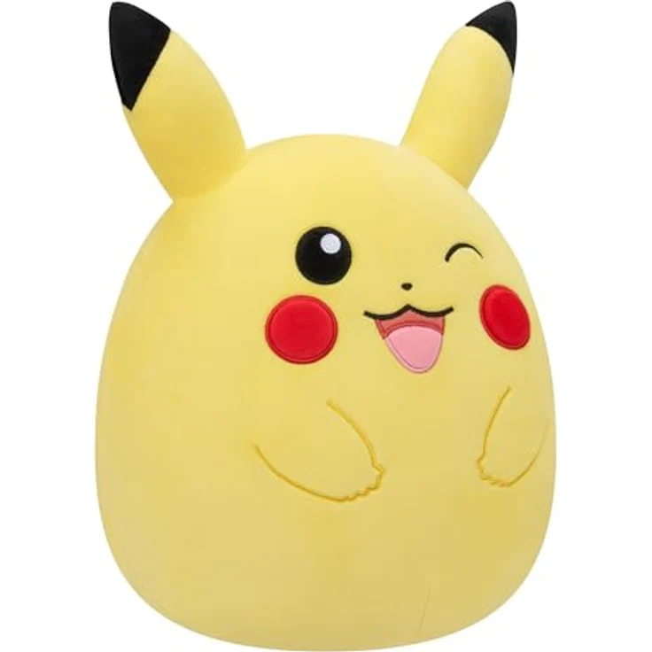 Bizak Squishmallows Peluche Pokémon Pikachu, 25 cm, offiziell lizenziert, ultra-doux Kuscheltier 2023 – Bild 5