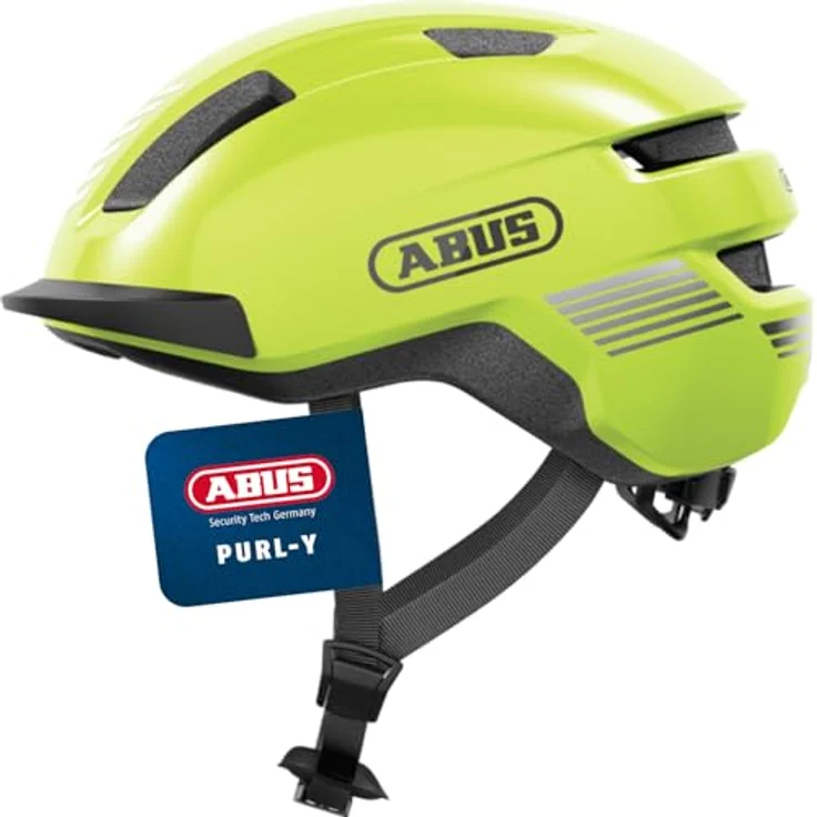 ABUS Fahrradhelm Purl-Y – NTA-Schutzhelm für E-Bike und S-Pedelec – Gelb, Größe M – Bild 1