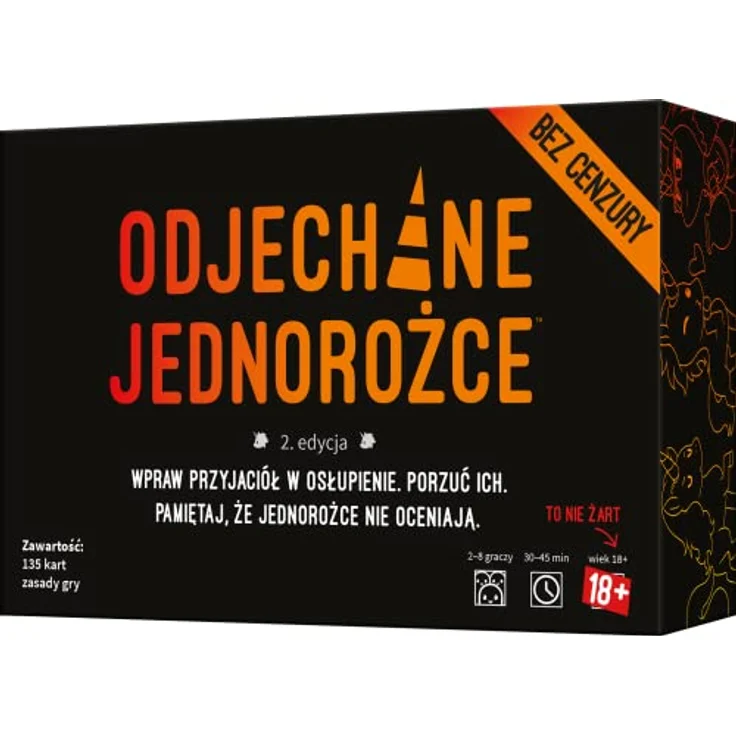 TeeTurtle Brettspiel Abfahrbare Einhörner: Unzensiert, für 2-8 Personen, Spielzeit 30-45 Minuten, mit zusätzlichen Spielmodi – Bild 1