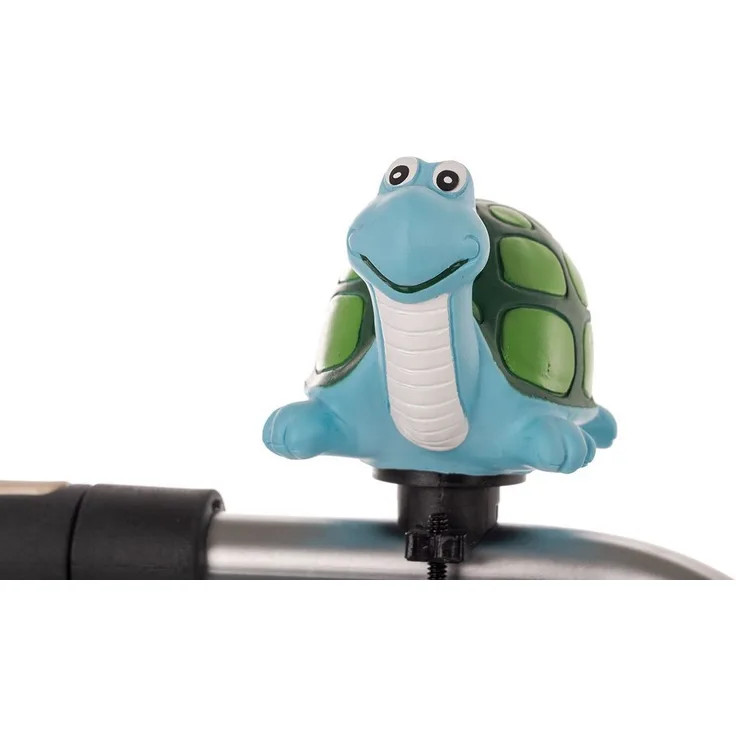 Chirp Fahrradklingel Kinderhupe, Turtle-Design mit hohem Signalton, universeller Lenkerklemmung, kinderleicht zu bedienen