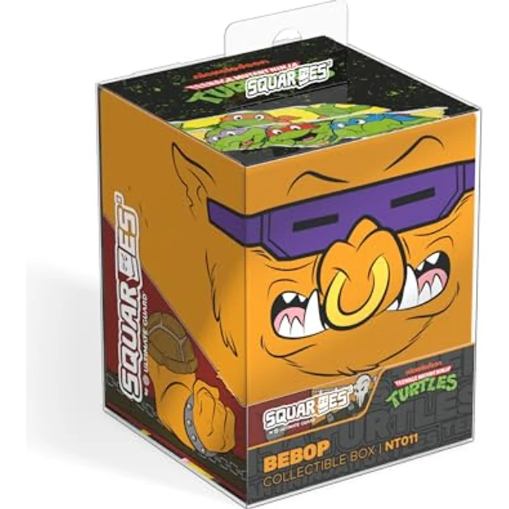Squaroes Teenage Mutant Ninja Turtles™ NT011 Bebop, Sammelbox für bis zu 100 Spielkarten, umweltfreundlich aus 78% erneuerbaren Rohstoffen – Bild 8